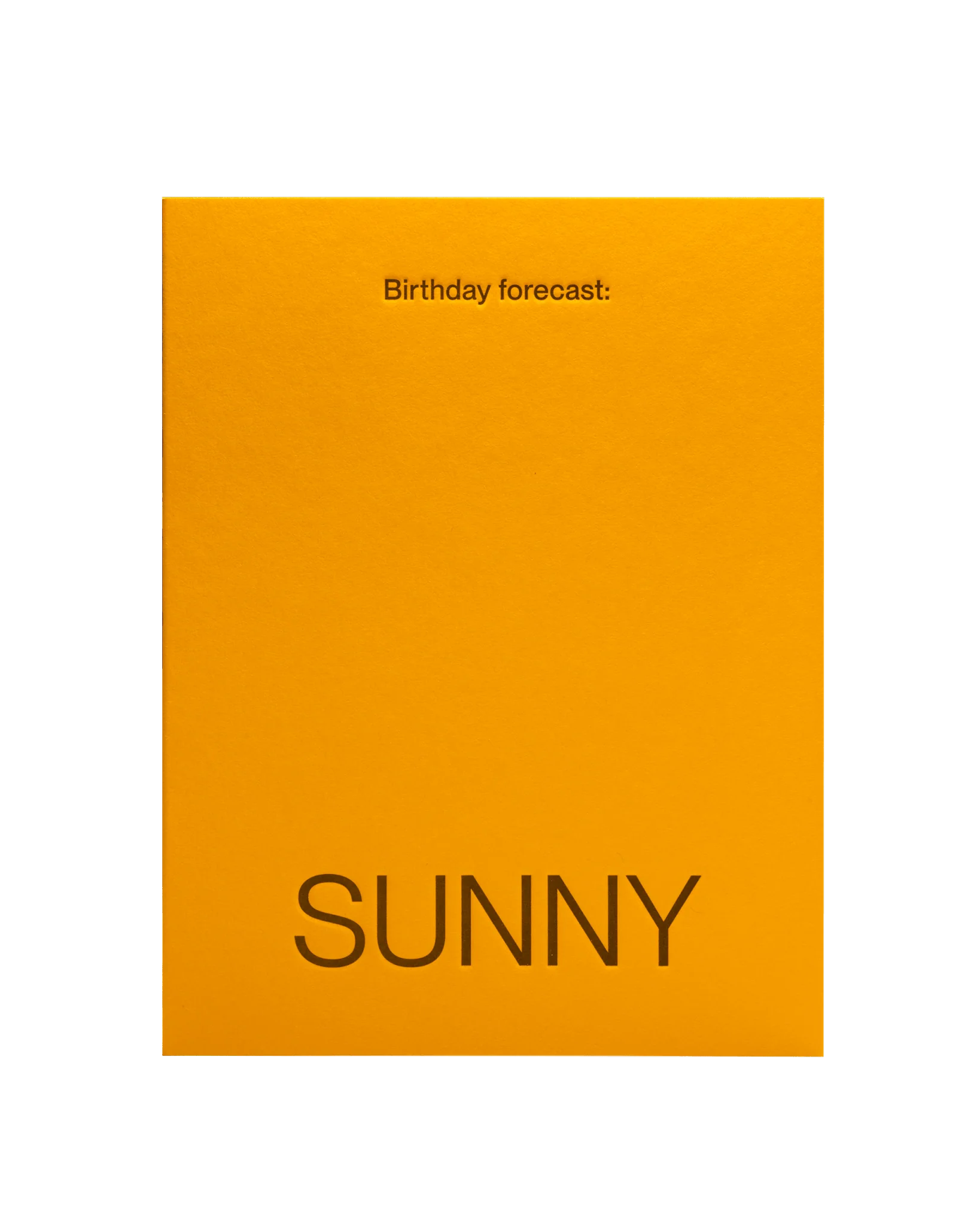 Birthday forecast: SUNNY Card - Image 2