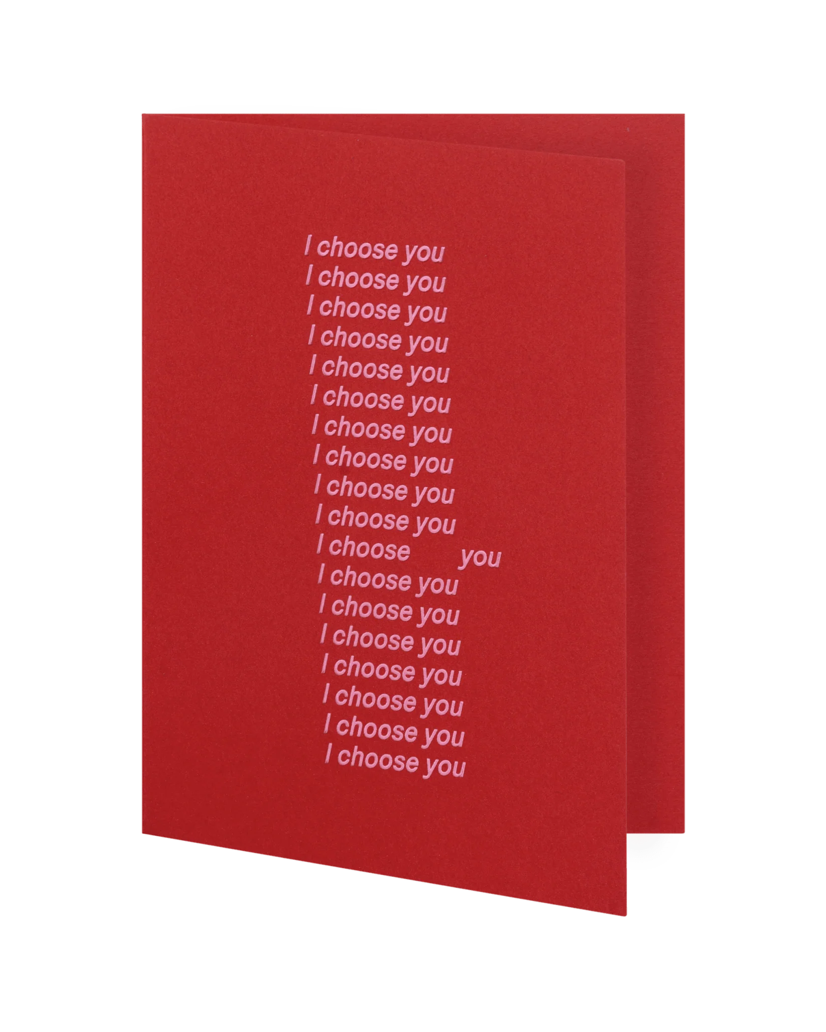 I Choose You Card