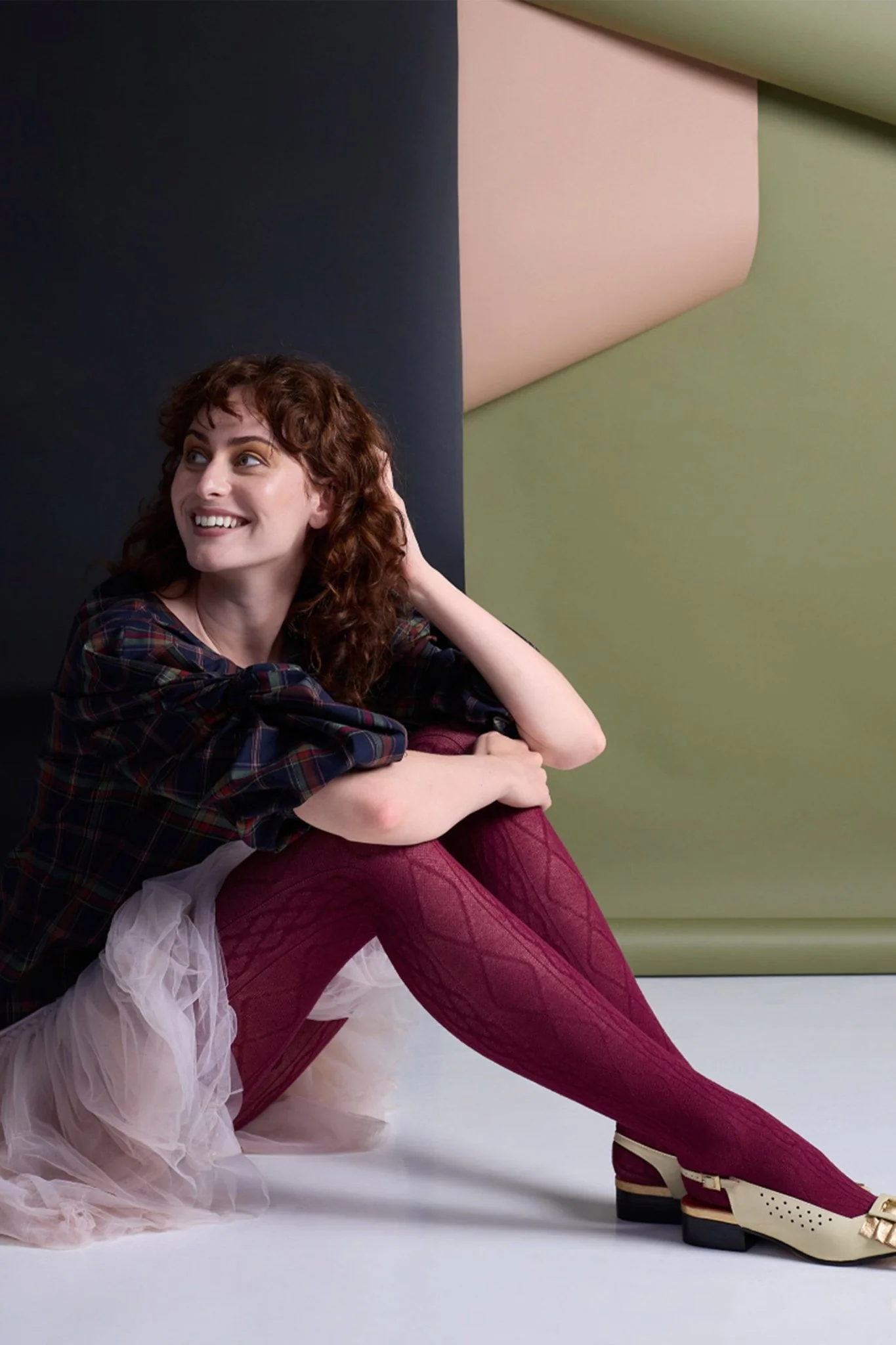 Tightology Aran Cashmere Tights - Image 2